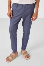 Tommylife Toptan Standart Fit Dokuma Hafif Esnek Chino Erkek Pantolon 82180 Kot Lacivert
