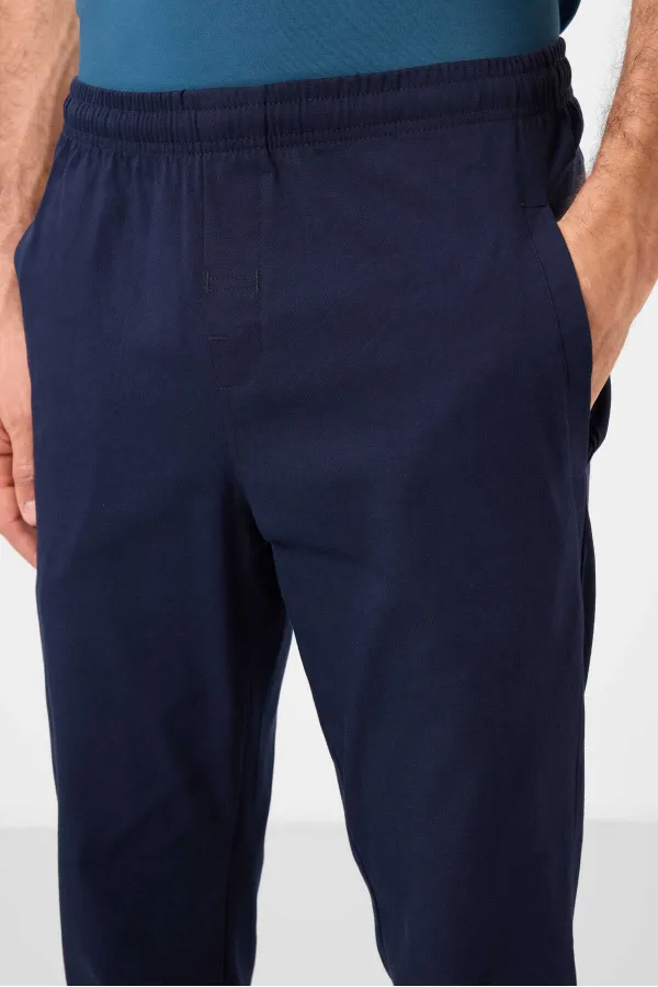 Tommylife Toptan Standart Fit Dokuma Hafif Esnek Chino Erkek Pantolon 82179 Lacivert