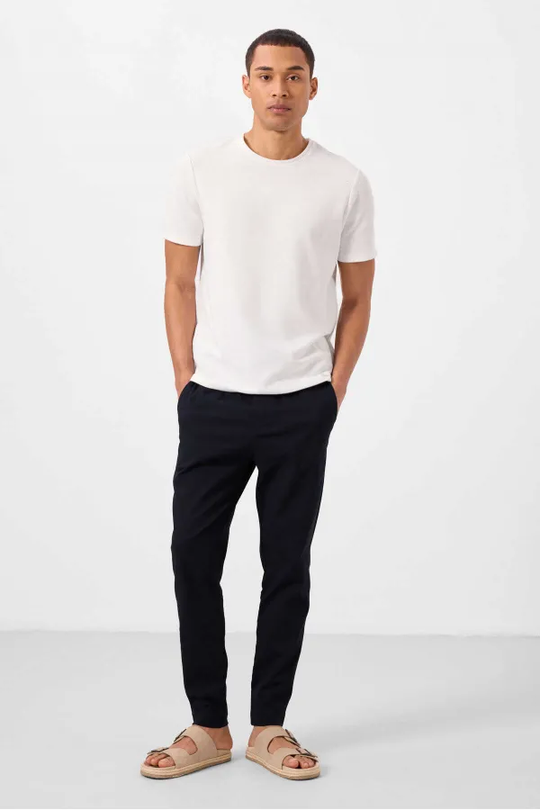 Tommylife Toptan Standart Fit Dokuma Hafif Esnek Chino Erkek Pantolon 82180 Lacivert Tommylife Toptan Standart Fit Dokuma Hafif Esnek Chino Erkek Pantolon 82180 Lacivert