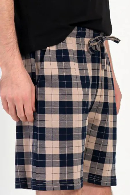 Mısırlı Erkek Pamuklu Şort Bej